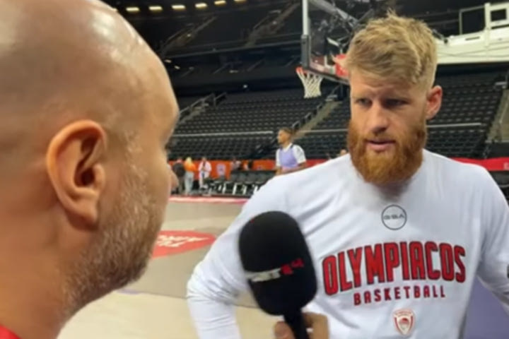 Final Four 2023, Τόμας Γουόκαπ στο SPORT24: “Ο Μπαρτζώκας είναι ο λόγος που ανανέωσα με τον Ολυμπιακό”