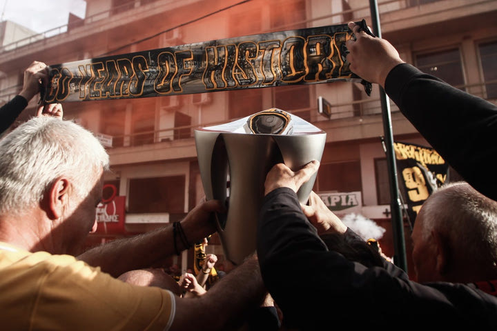 ΑΕΚ: Το ταξίδι των δύο τροπαίων που κατέκτησε η Ένωση συνεχίζεται σε όλη την Ελλάδα