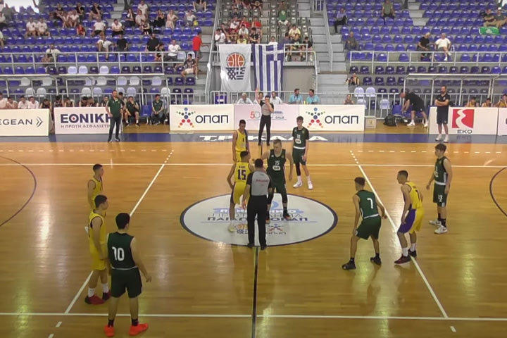 LIVE Stream ΚΑΟΧ Ευρώπη 87 – Παναθηναϊκός για το Πανελλήνιο Παίδων