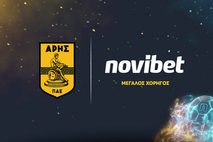 Άρης: Ανακοίνωσε τη συνεργασία του με τη NOVIBET για τα επόμενα τρία χρόνια
