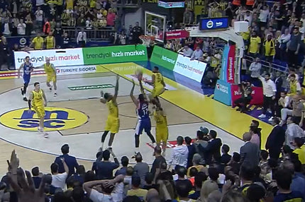 Φενέρμπαχτσε – Εφές: Το ασύλληπτο buzzer beater τρίποντο του Κλάιμπερν που έδωσε τη νίκη στην ομάδα του Αταμάν