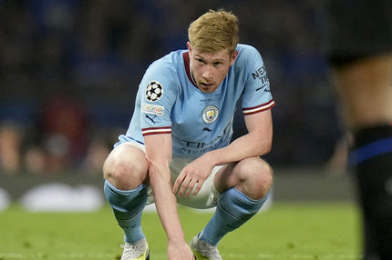 Μάντσεστερ Σίτι – Ίντερ: Deja vu για τον Μπρόινε, τραυματίστηκε και έγινε αλλαγή όπως στον τελικό του 2021