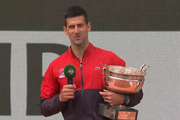 Τζόκοβιτς: “Περήφανος που κατέκτησα το 23ο Grand Slam στο Roland Garros”