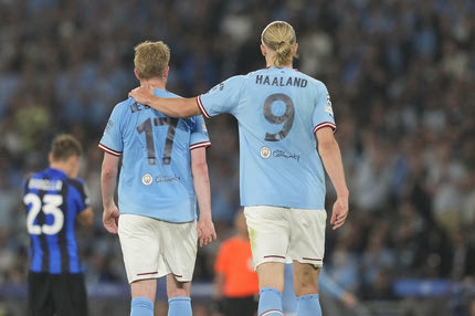 Champions League: Κορυφαίος σκόρερ ο Χάλαντ και πρώτος στις ασίστ ο Ντε Μπρόινε