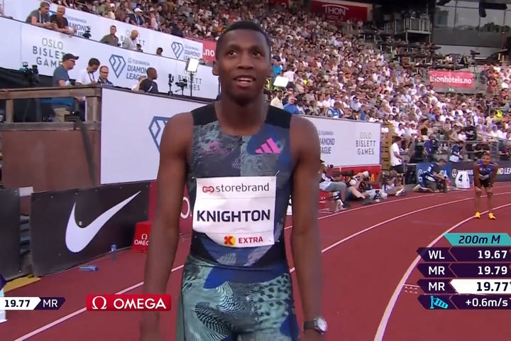 Στίβος: Ο Νάιτον πήρε το ρεκόρ του Μπολτ στο Diamond League του Όσλο στα 200μ.