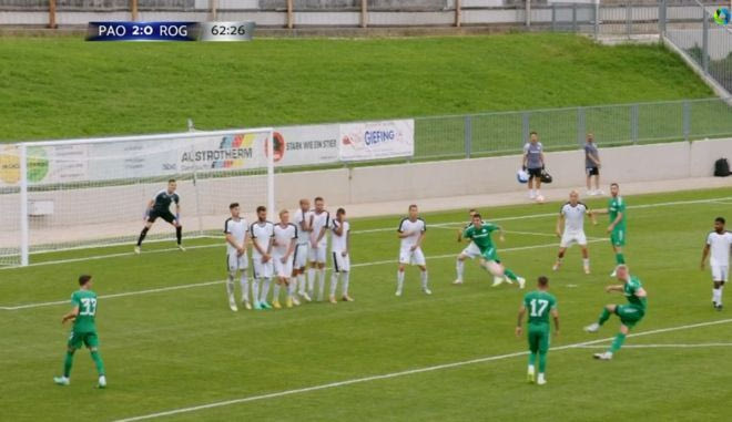 Ο Μάγκνουσον έκανε το 3-0 με απευθείας εκτέλεση φάουλ