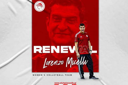 Ολυμπιακός: Στον πάγκο της ομάδας βόλεϊ γυναικών και τη νέα σεζόν ο Μιτσέλι