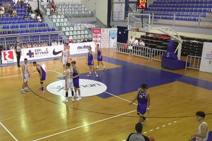 LIVE Streaming ο δεύτερος ημιτελικός του Πανελληνίου Παίδων ανάμεσα σε Προμηθέα και Περιστέρι