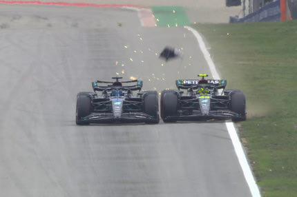 GP Ισπανίας: Ράσελ και Χάμιλτον είχαν επαφή στις κατατακτήριες