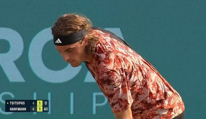 Η αντεπίθεση του Τσιτσιπάς με πέντε σερί πόντους από 0-40