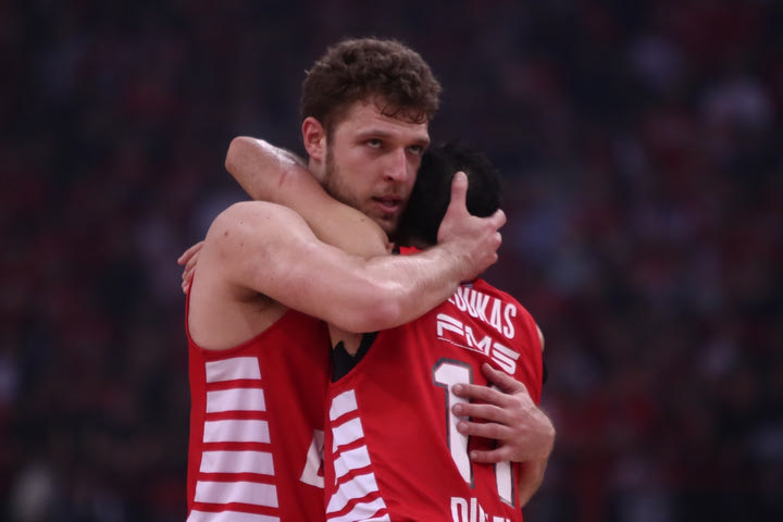 Basket League: Με τέσσερις παίκτες του Ολυμπιακού η καλύτερη πεντάδα της σεζόν 2022/23