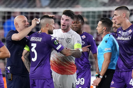 Φιορεντίνα – Γουέστ Χαμ: Άνοιξε το κεφάλι του Μπιράγκι από ρίψη αντικειμένων