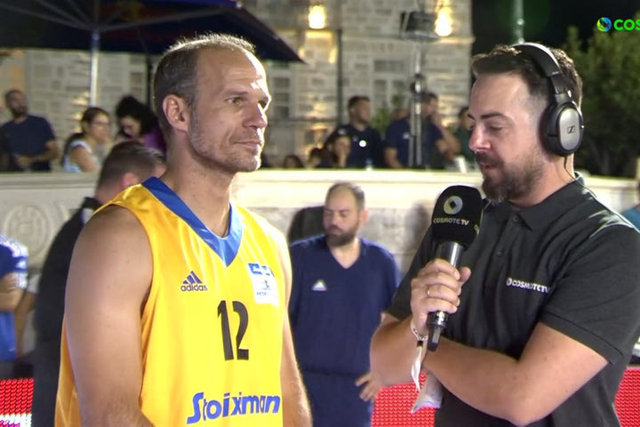 Ο Άγγελος Μπασινάς στο Aegeanball Festival