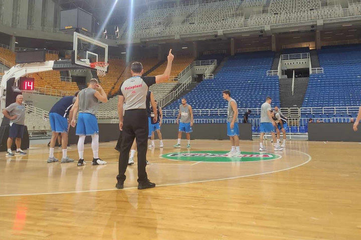Η Εθνική Μπάσκετ Ανδρών έκανε προσομοίωση αγώνα στην προπόνηση, με οικογενειακό διπλό παρουσία διαιτητών