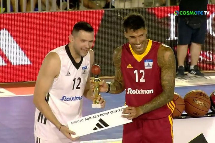 Stoiximan Aegeanball Festival: Ο Παπανικολάου κατέκτησε τον διαγωνισμό τριπόντων