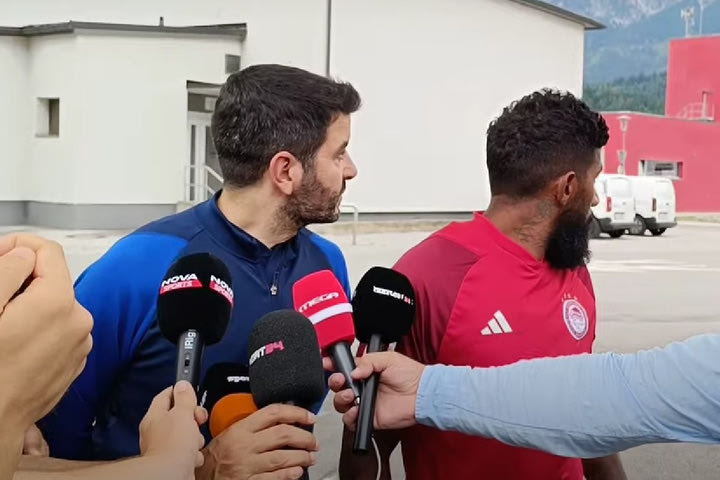 Ολυμπιακός: Πυροσβεστικό ξάφνιασε τον Ροντινέι την ώρα των δηλώσεων του