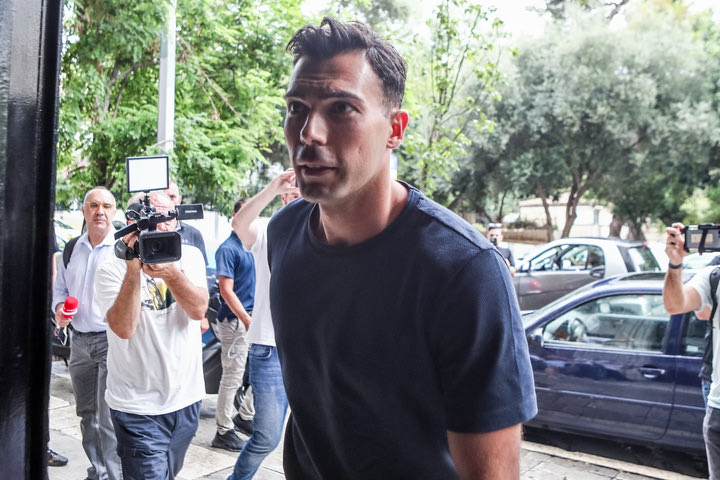 Στα γραφεία της Arcadia ο Κώστας Σλούκας