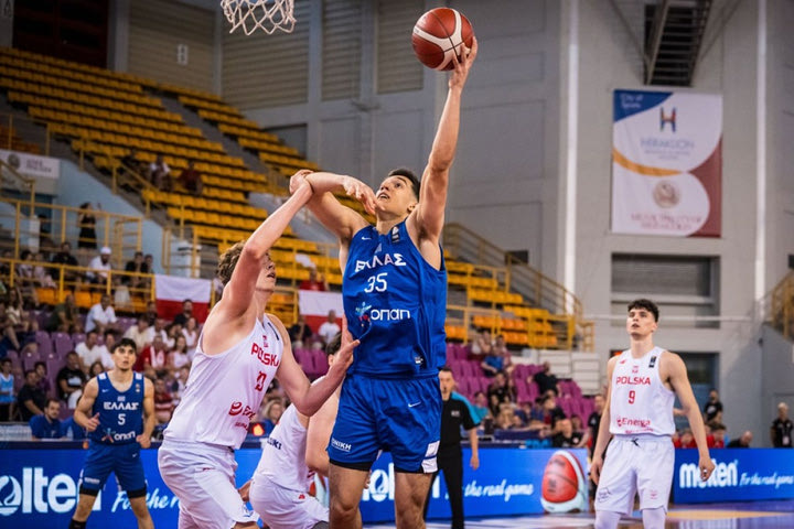Πολωνία – Ελλάδα 67-72: Ο ασταμάτητος Ζούγρης οδήγησε την Εθνική Νέων σε νικηφόρα πρεμιέρα στο Ευρωπαϊκό U20