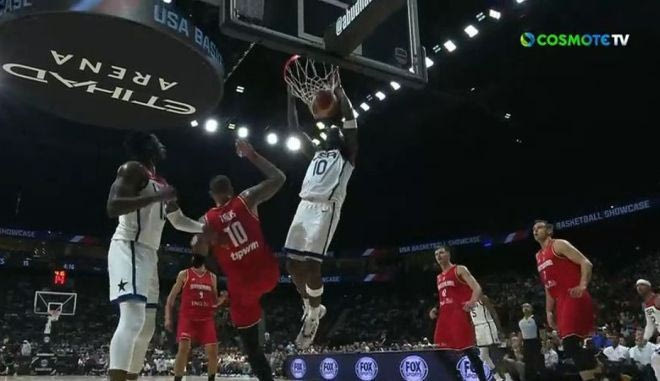 ΗΠΑ – Γερμανία: Το απίθανο πόστερ κάρφωμα του Έντουαρντς στον Τάις