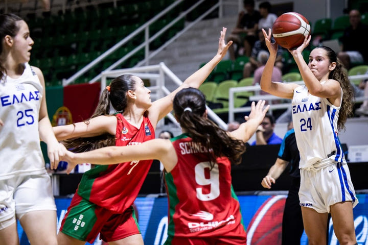 Ελλάδα – Πορτογαλία 61-46: Η Εθνική Κορασίδων έκανε το πρώτο βήμα για την παραμονή στην Α’ Κατηγορία του EuroBasket U16
