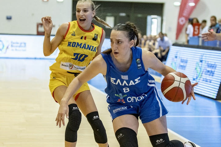 Ρουμανία – Ελλάδα 71-64: Εκτός οκτάδας η Εθνική Νέων Γυναικών στο Ευρωπαϊκό U20 Β’ Κατηγορίας