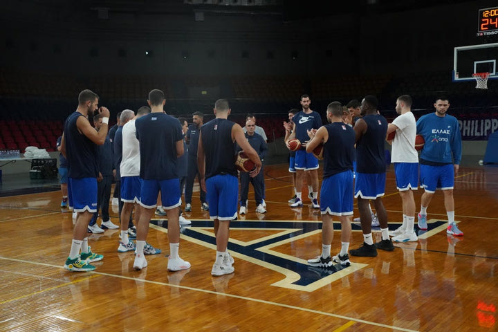 MundoBasket 2023: Η Εθνική Ανδρών πάτησε παρκέ και προπονήθηκε στην Μανίλα