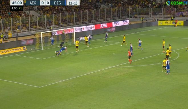 Το 1-0 της Ντίναμο Ζάγκρεμπ με τον Σούταλο από κοντά