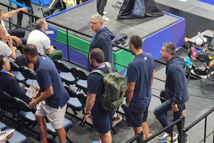 MundoBasket 2023: Οι προπονητές της Εθνικής Ανδρών παρακολούθησαν το πρώτο μέρος του Αίγυπτος – Λιθουανία