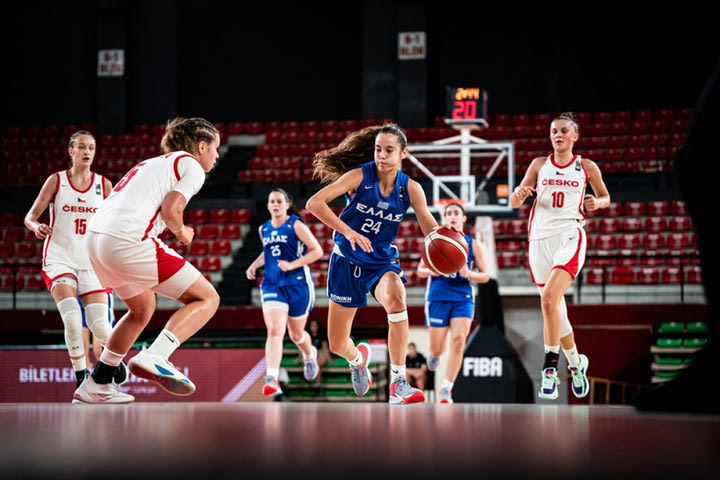 Τσεχία – Ελλάδα 51-55: Η Εθνική Κορασίδων εξασφάλισε την παραμονή της στην Α’ κατηγορία του EuroBasket U16