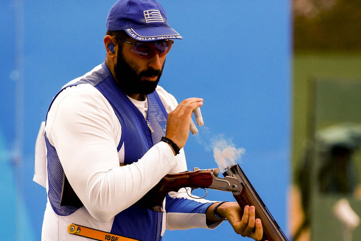 Ολυμπιακοί Αγώνες, σκοποβολή: Στην 8η θέση ο Μίτας στα προκριματικά του σκιτ ανδρών, 12ος ο Χαλκιαδάκης