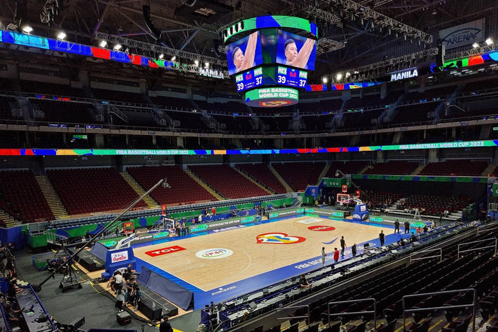 Το SPORT24 στην Mall of Asia Arena, στο βασικό γήπεδο του MundoBasket 2023 και της Εθνικής Ελλάδας