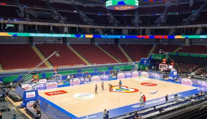 Το SPORT24 στην Mall of Asia Arena, στο βασικό γήπεδο του MundoBasket 2023 και της Εθνικής