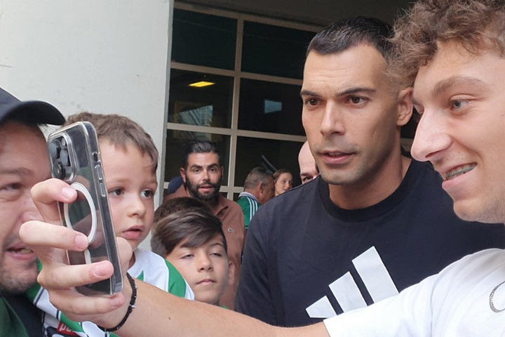 Παναθηναϊκός: Χαμός για Σλούκα στο ΟΑΚΑ πριν από το παιχνίδι με την Μπράγκα