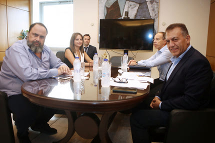 Συνάντηση Βρούτση με Μαρινάκη και Κοξένογλου: Οικονομικές σχέσεις Λίγκας – ΕΠΟ, βία και επαγγελματική διαιτησία στην ατζέντα