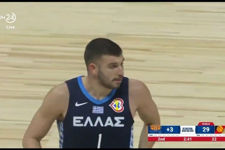 Ελλάδα – Γερμανία: Γουόκαπ, Ρογκαβόπουλος και Μποχωρίδης έβαλαν τρία μαζεμένα τρίποντα