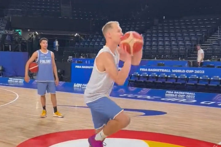 MundoBasket 2023, Φινλανδία: Τρελό σκηνικό στην προπόνηση, 3 παίκτες ευστόχησαν διαδοχικά σε σουτ από το κέντρο