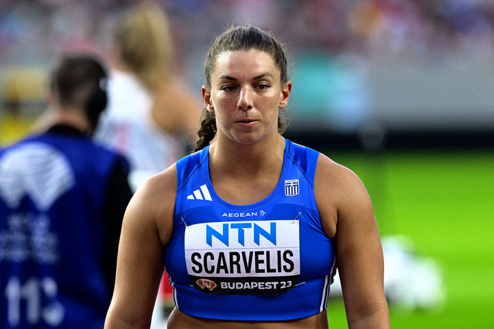 Παγκόσμιο στίβου: Στην 26η θέση η Σκαρβέλη στη σφυροβολία