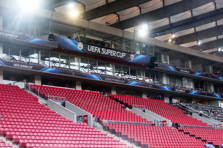 Super Cup Ευρώπης: Το αλλαγμένο και γιορτινό Καραϊσκάκης έτοιμο να υποδεχθεί το Μάντσεστερ Σίτι – Σεβίλλη