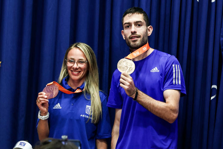 Παγκόσμιο Στίβου: Τεντόγλου και Ντρισμπιώτη έφτασαν στην Ελλάδα με τα μετάλλιά τους