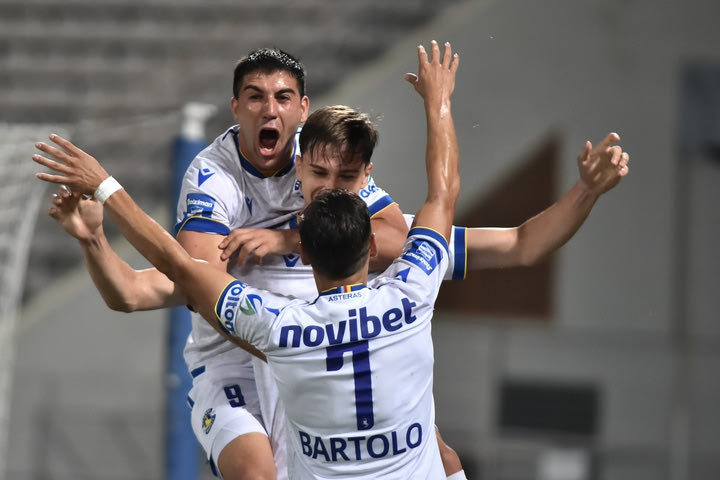 Ο Γκρόζντανιτς με κεφαλιά έκανε το 2-0 για τον Αστέρα κόντρα στον Βόλο