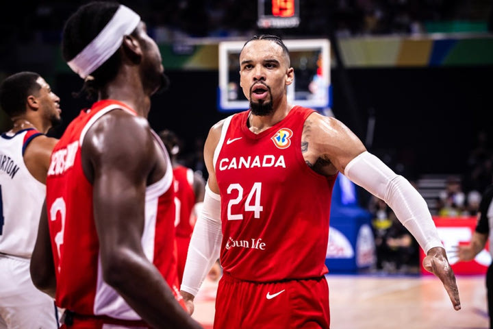 MundoBasket 2023: Τα highlights από την ιστορική νίκη του Καναδά επί των ΗΠΑ, με τα όργια του Μπρουκς