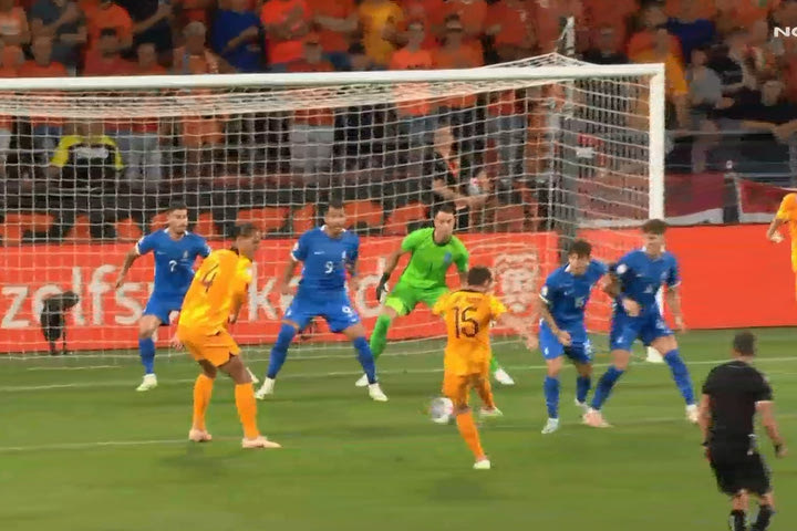 Το 1-0 της Ολλανδίας κόντρα στην Εθνική με τον Ντε Ρουν