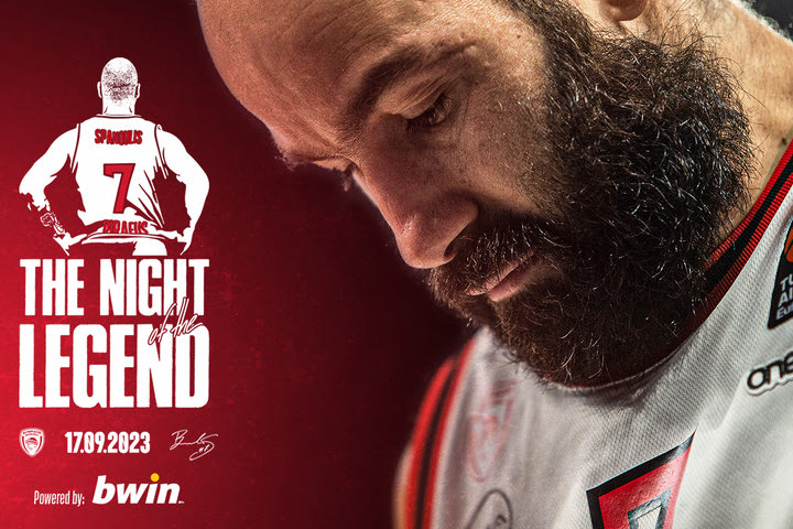 bwin, Μέγας Χορηγός στη βραδιά ενός θρύλου, του Βασίλη Σπανούλη