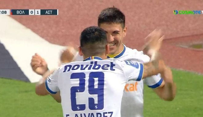 Το 1-0 του Αστέρα κόντρα στον Βόλο με το δυνατό σουτ του Μιριτέγιο
