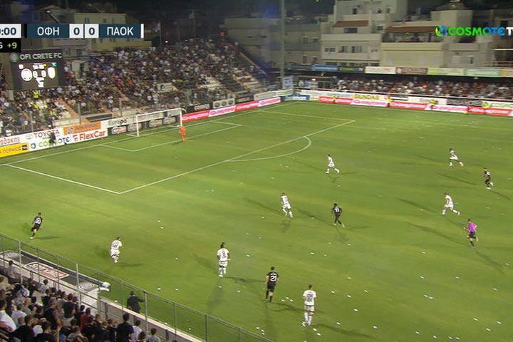 ΟΦΗ – ΠΑΟΚ: Το 1-0 του Αμπάντα με ηρωική προσπάθεια