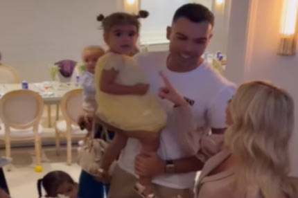 Παναθηναϊκός: Ο Κώστας Σλούκας και η Μαρία Δαρσινού γιόρτασαν τα δεύτερα γενέθλια της κόρης τους