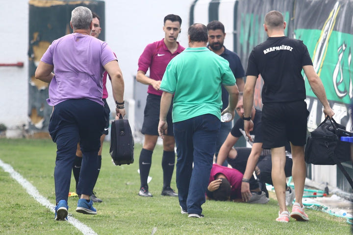 Κύπελλο Ελλάδας: Διεκόπη για 15′ το Αχαρναϊκός – Πιερικός μετά από ρίψη αντικειμένων προς τον πρώτο βοηθό
