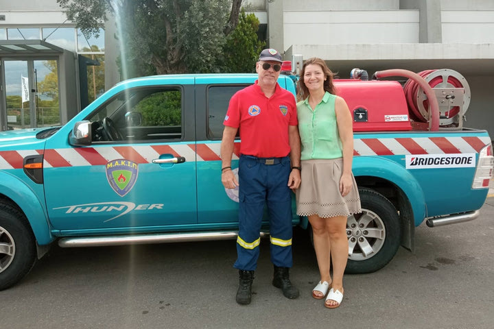 Η Elastrak έμπρακτα στο πλευρό των εθελοντών πυροσβεστών