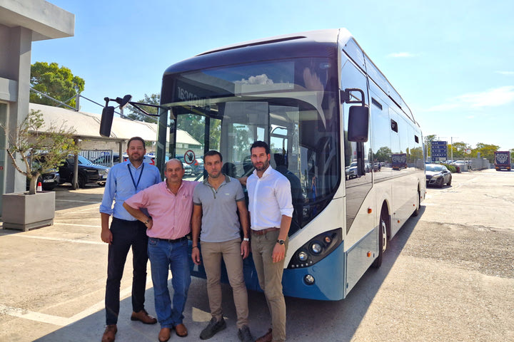 Στα Χανιά το υβριδικό λεωφορείο Volvo 7900 FEH