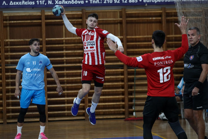 Handball Premier: Πέρασε από τη Νίκαια ο Ολυμπιακός, πάντα πρώτος ο Δούκας